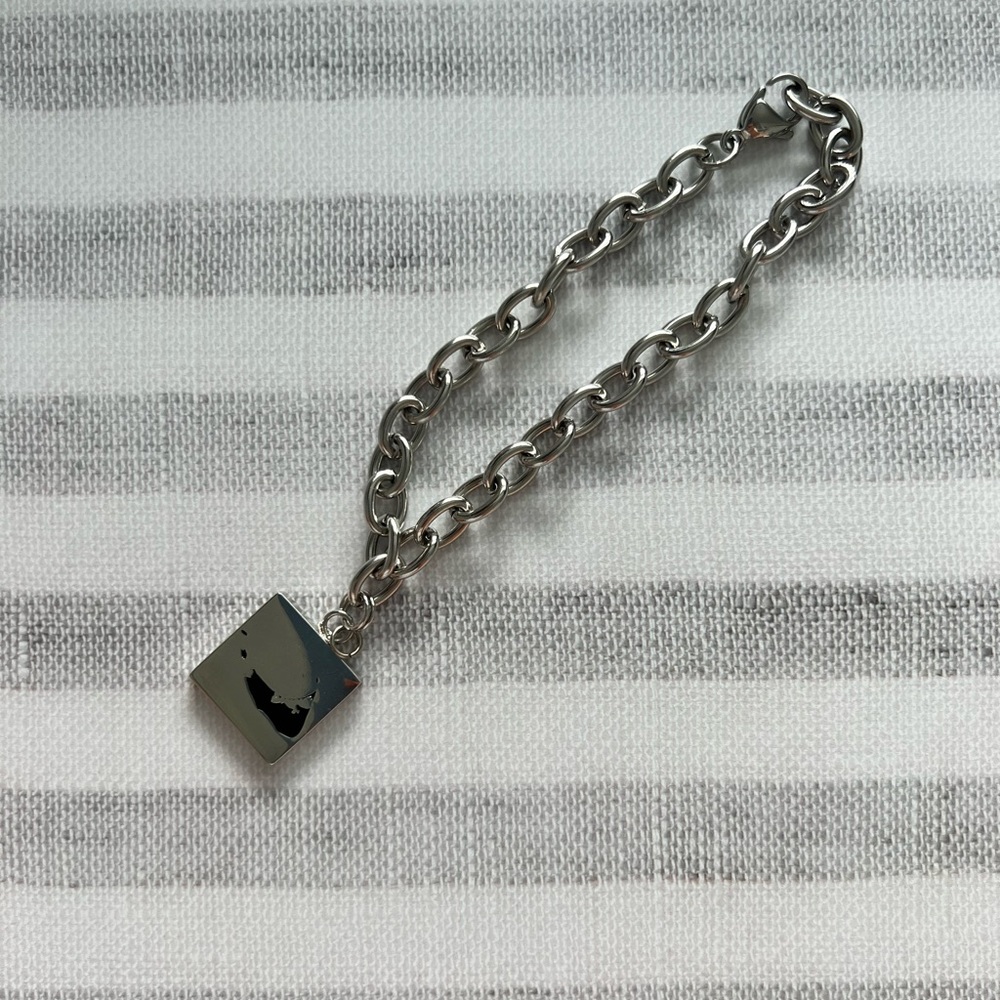 Silver Bracelet with Nantucket Charm